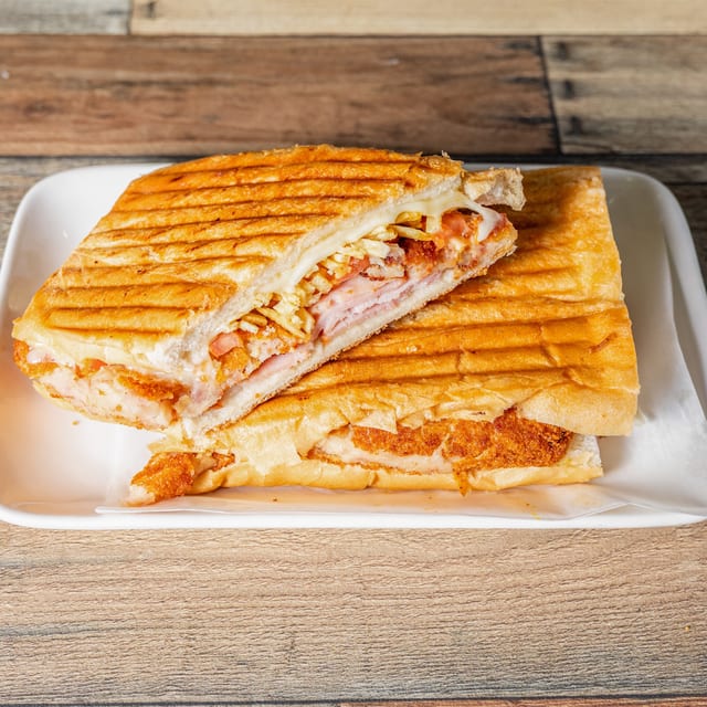 Ham Croquettes Sandwich.
