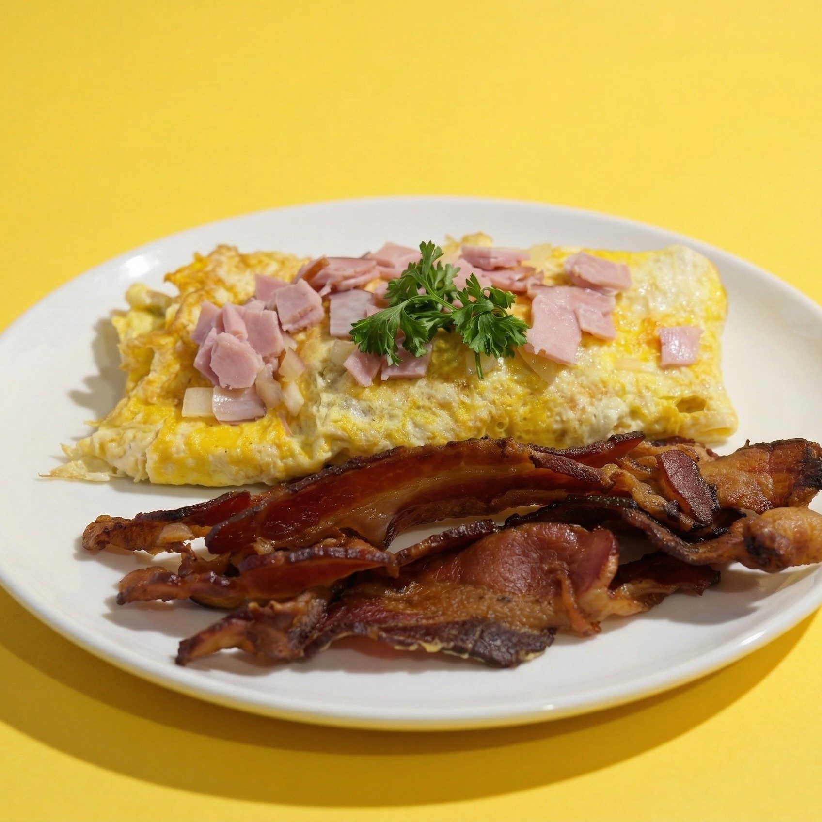Ham Omelette.