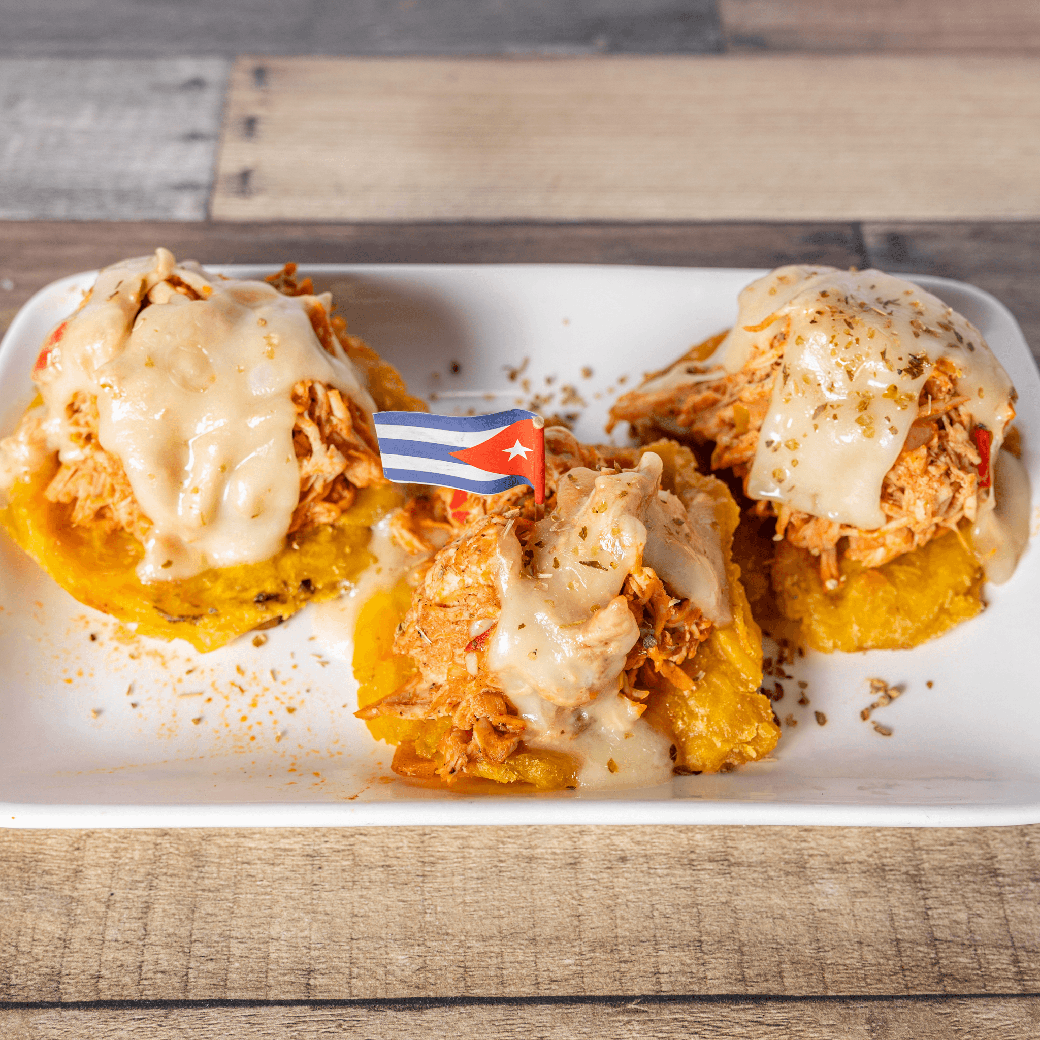 Tostones Rellenos.