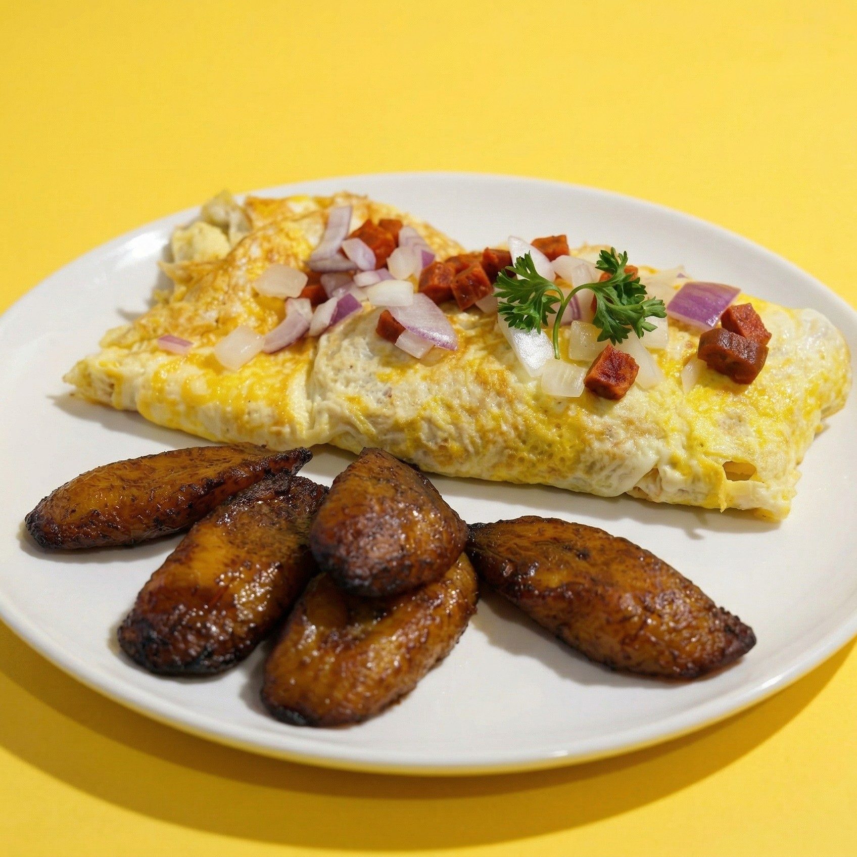 Chorizo Omelette.